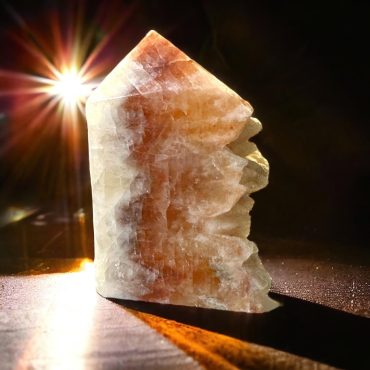 Style 1- Explore the unique allure of Gaea Rare's Dogtooth Calcite—a geological marvel with distinctive, pointed crystals composed of calcium carbonate. Reflecting slow growth over time, these crystals create a visually captivating display.