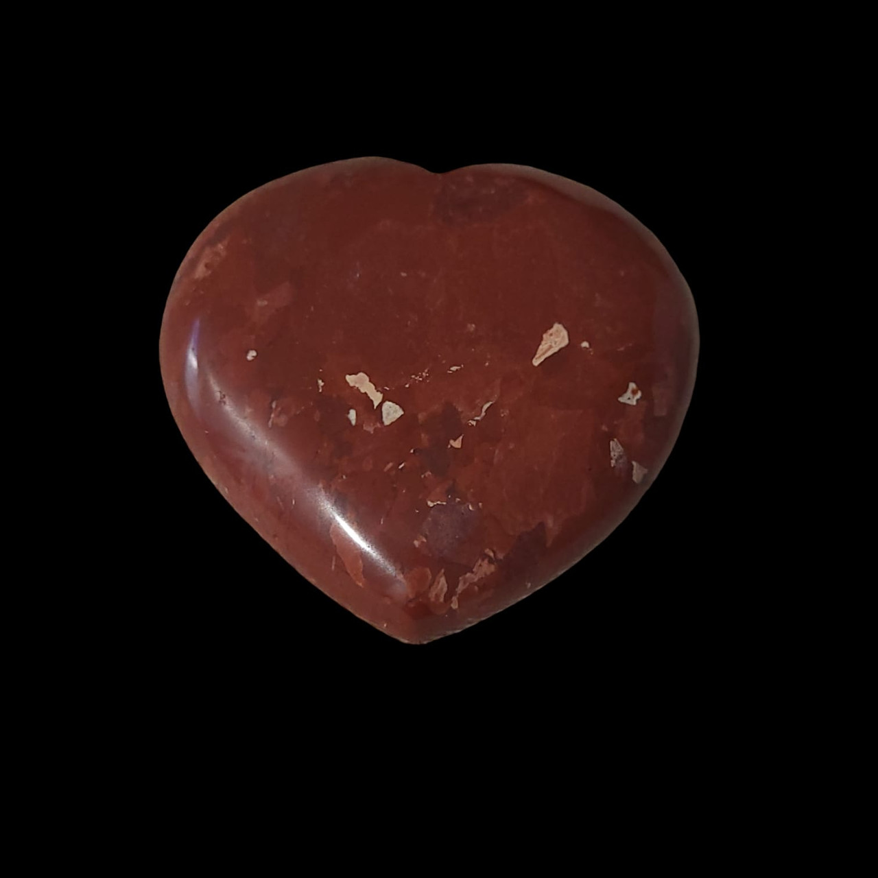 Explore Gaea Rare's Red Jasper Heart—a striking creation carved from red jasper, a microcrystalline variety of quartz known for its distinctive reddish hue. Unveil the geological beauty of red jasper, composed mainly of silicon dioxide with its rich color derived from iron oxide.
