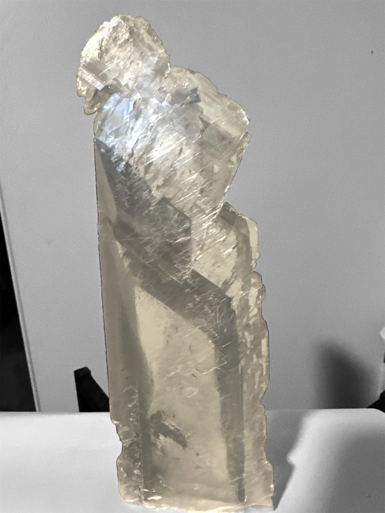 Discover Gaea Rare's Selenite Naica—a unique crystal formation from Mexico's Naica Mine, showcasing the geological wonder of pristine Selenite crystals. Uncover the scientific composition of calcium sulfate and the meticulous mining process, highlighting the size and clarity of these crystals.