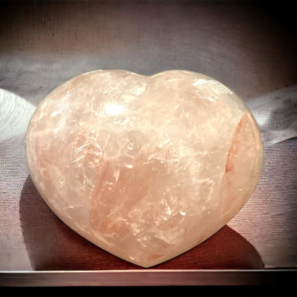 Elevate your space with Gaea Rare's Hematoid Quartz Puffy Heart—an exquisite fusion of geological artistry and metaphysical energy. Crafted from Hematoid Quartz, distinguished by its reddish-brown streaks, this heart showcases the unique beauty of quartz infused with hematite.